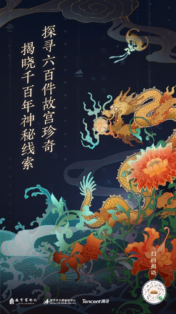 故宫联合腾讯推出“数字故宫”小程序,精美纹样首次联结六百件国宝